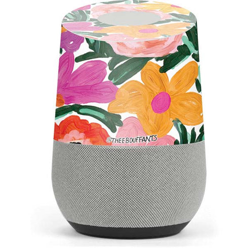 Bouffants and Broken Hearts Painterly Garden Google Home Skin